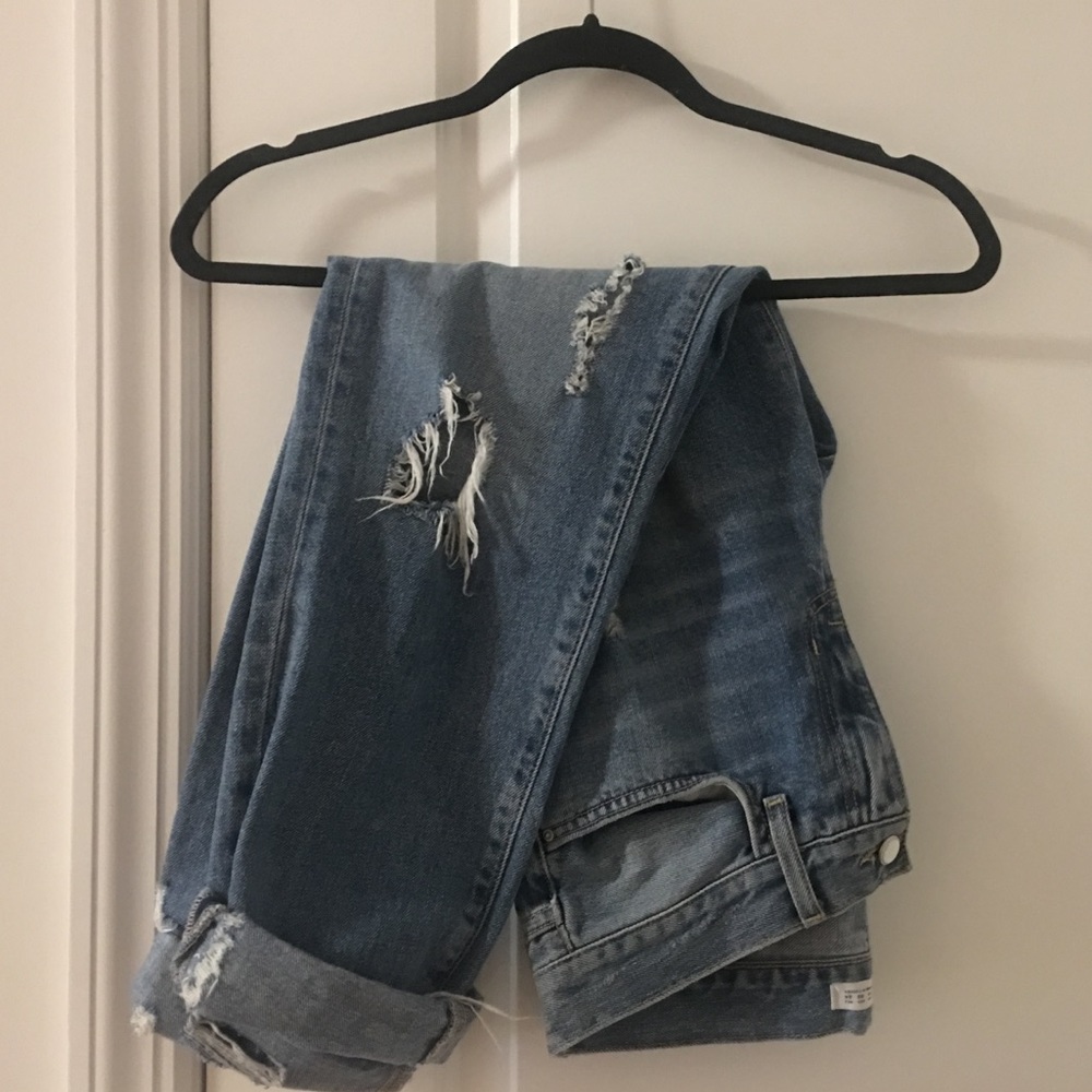 Denim Zara distressed jeans
